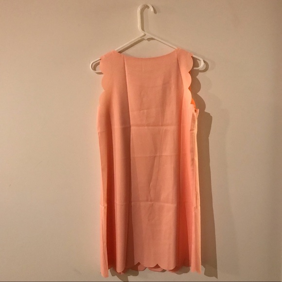 Shein Pink Scalloped Dress - Picture 2 of 2